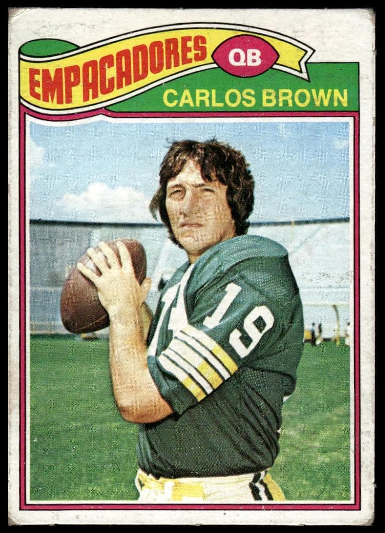 Carlos Brown 1977 topps Topps Mexican
