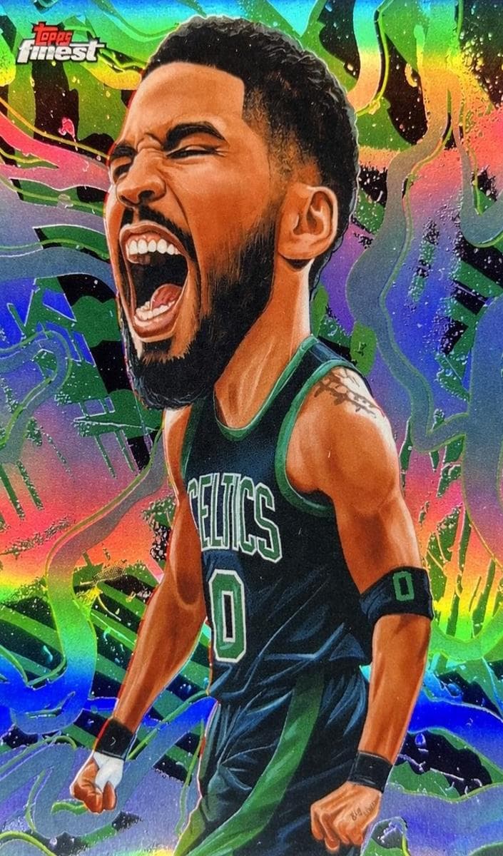 Jayson Tatum 2025 topps Topps Finest