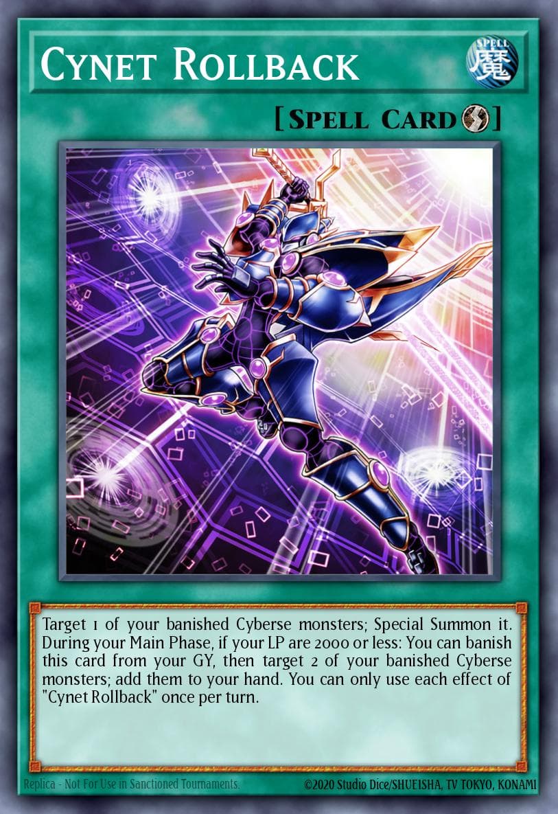 Cynet Rollback 2023 Yu-Gi-Oh! Japanese Cyberstorm Access