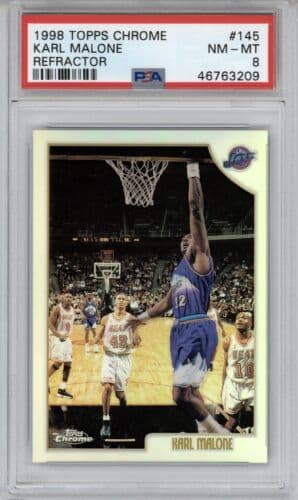 Karl Malone 1998 topps Topps Chrome