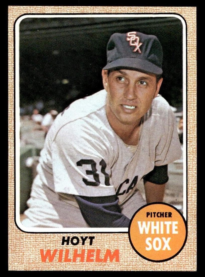 Hoyt Wilhelm 1968 topps Topps