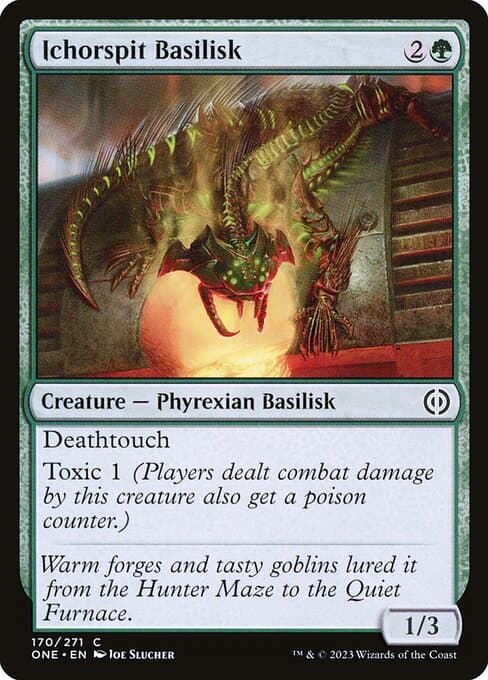 Ichorspit Basilisk 2023 Magic: The Gathering Phyrexia: All Will Be One