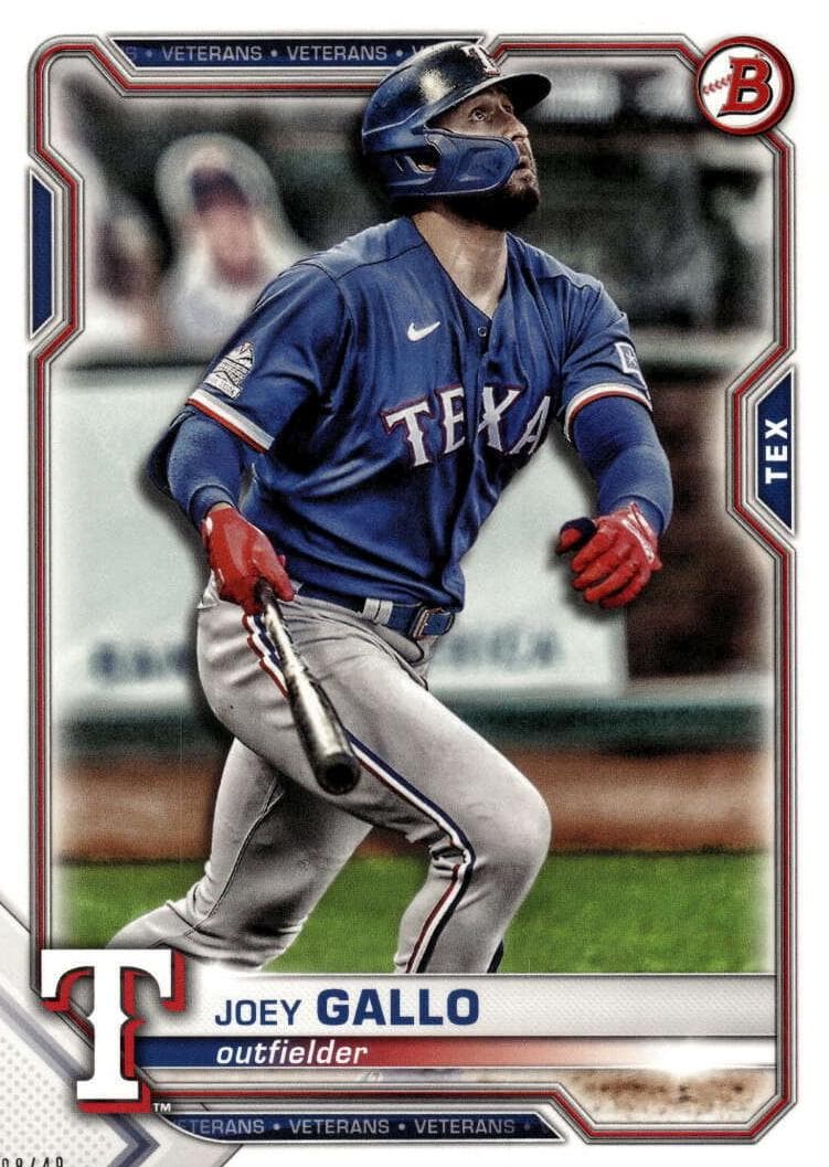 Joey Gallo 2021 bowman Bowman