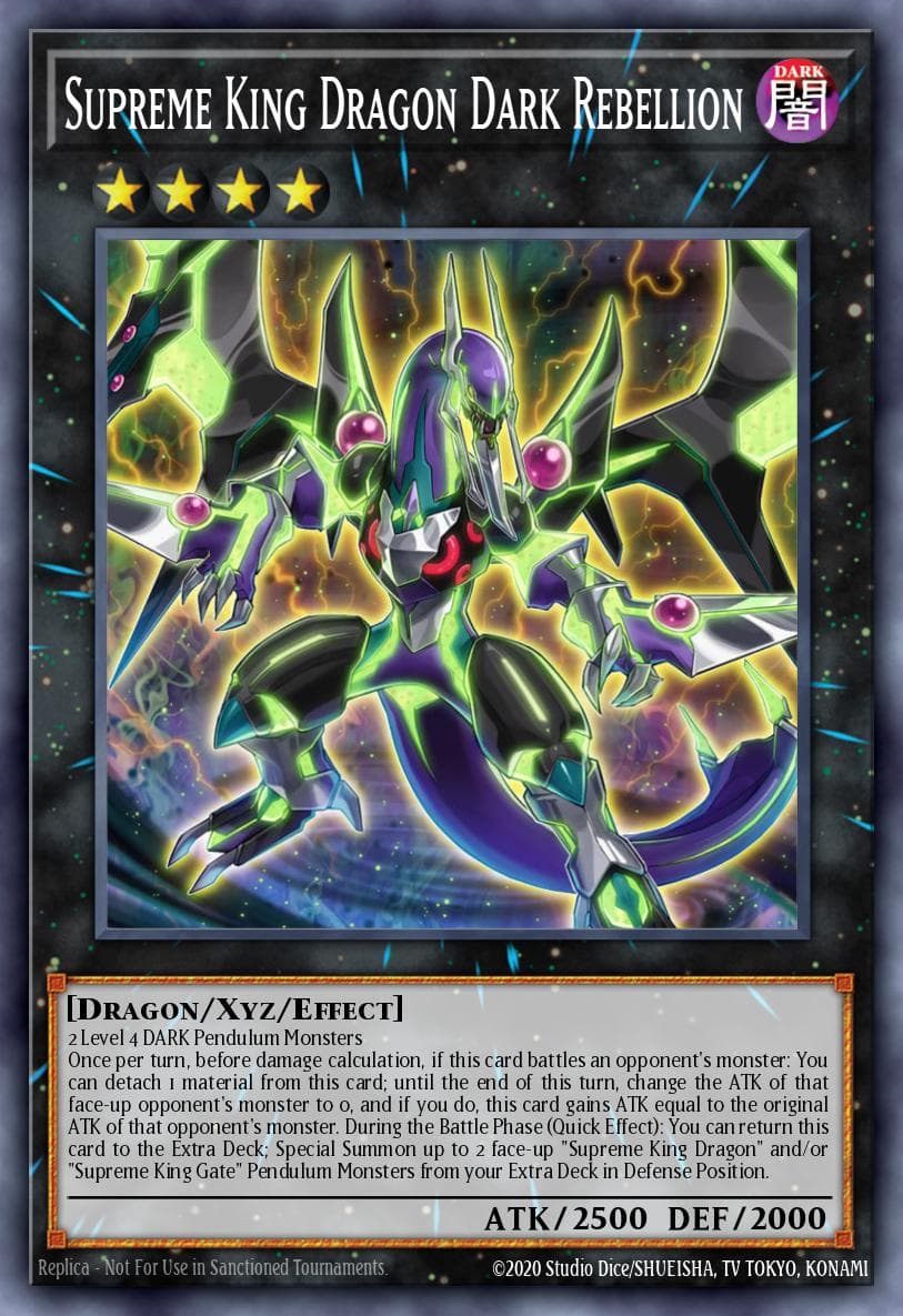 Supreme King Dragon Dark Rebellion #COTD-EN041