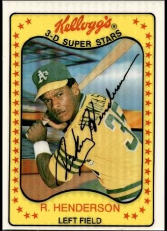 Rickey Henderson 1981 unknown