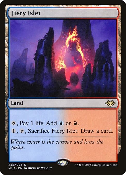 Fiery Islet 2019 Magic: The Gathering Modern Horizons