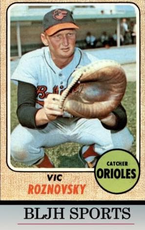 Vic Roznovsky 1968 topps Topps