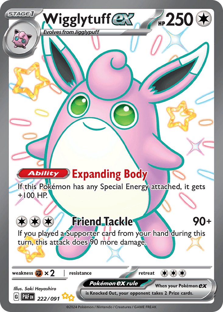 Wigglytuff ex 2023 Pokemon