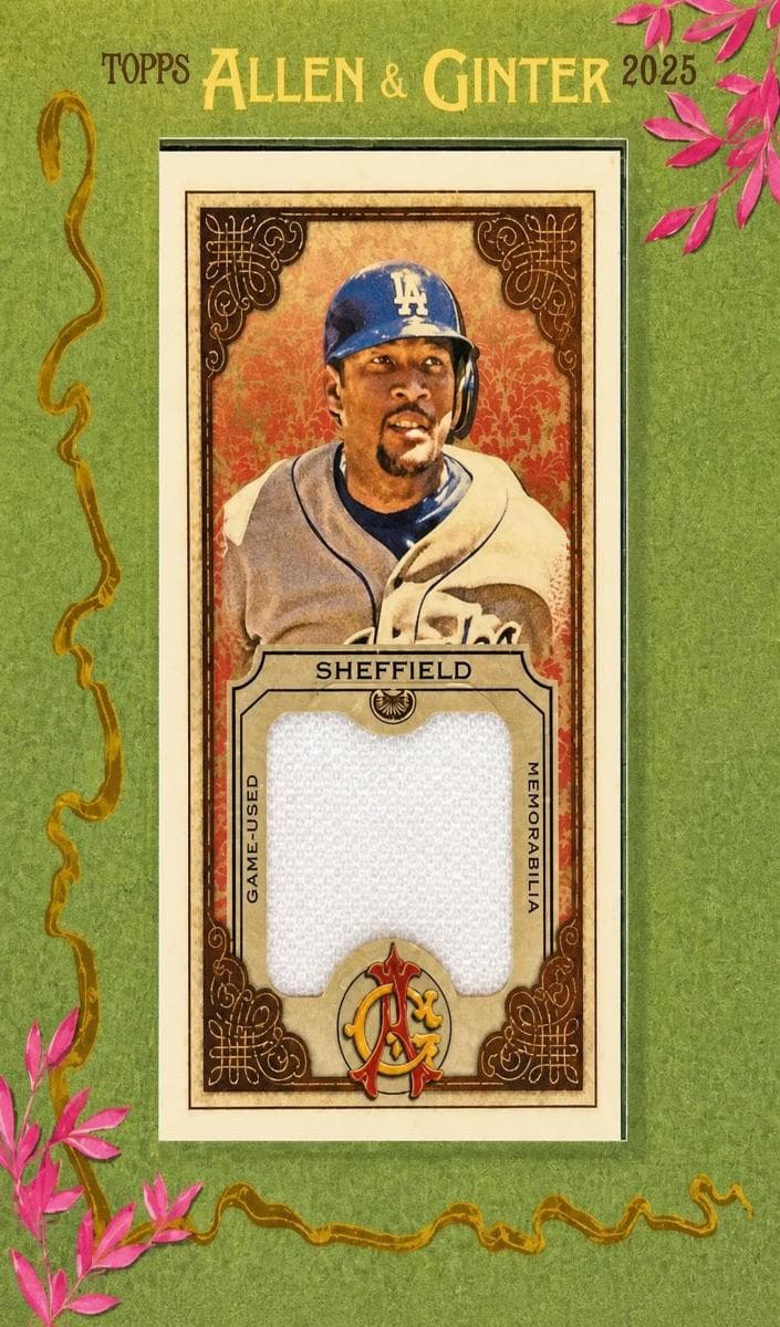 Gary Sheffield 2025 topps Allen & Ginter