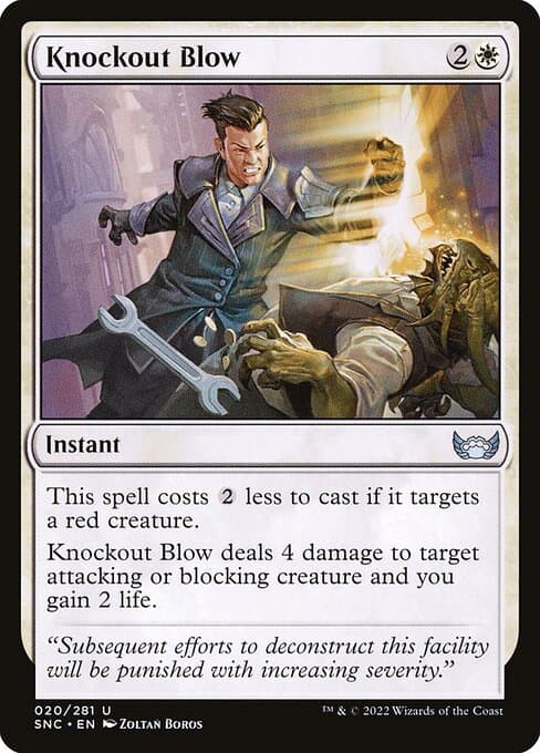 Knockout Blow 2022 Magic: The Gathering Streets of New Capenna