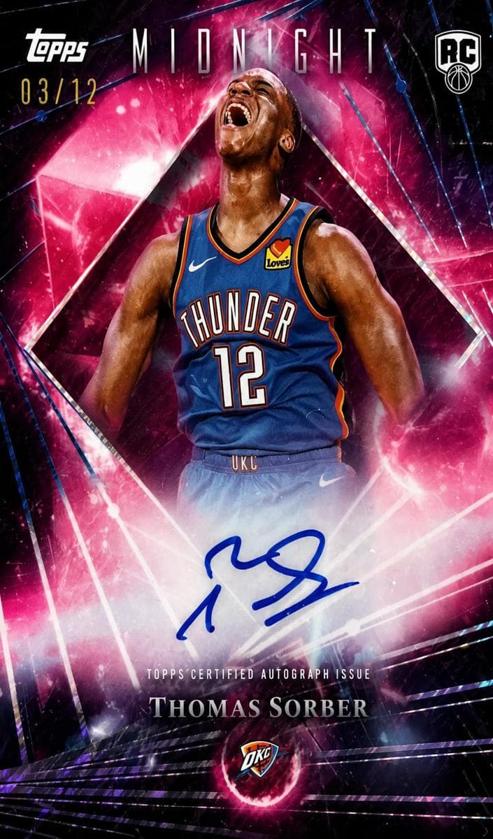 Thomas Sorber 2025 topps Topps Midnight