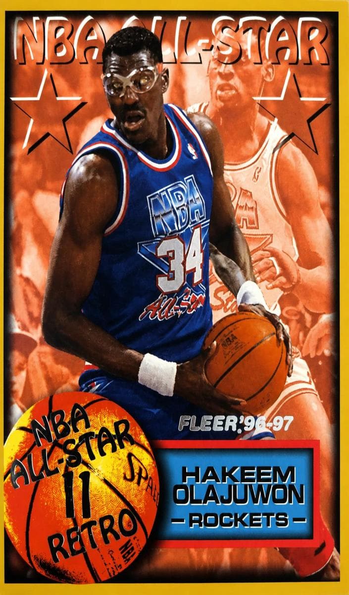 Hakeem Olajuwon 1996 fleer