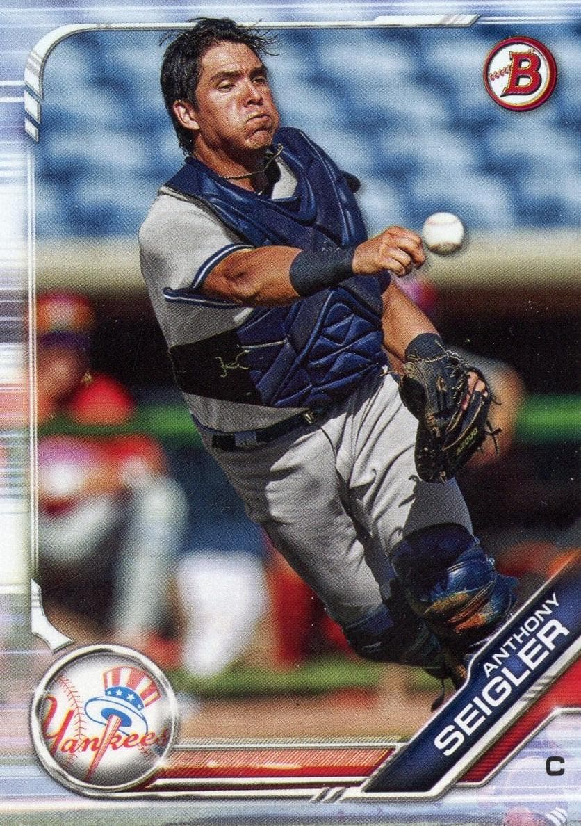 Anthony Seigler 2019 bowman Bowman Draft