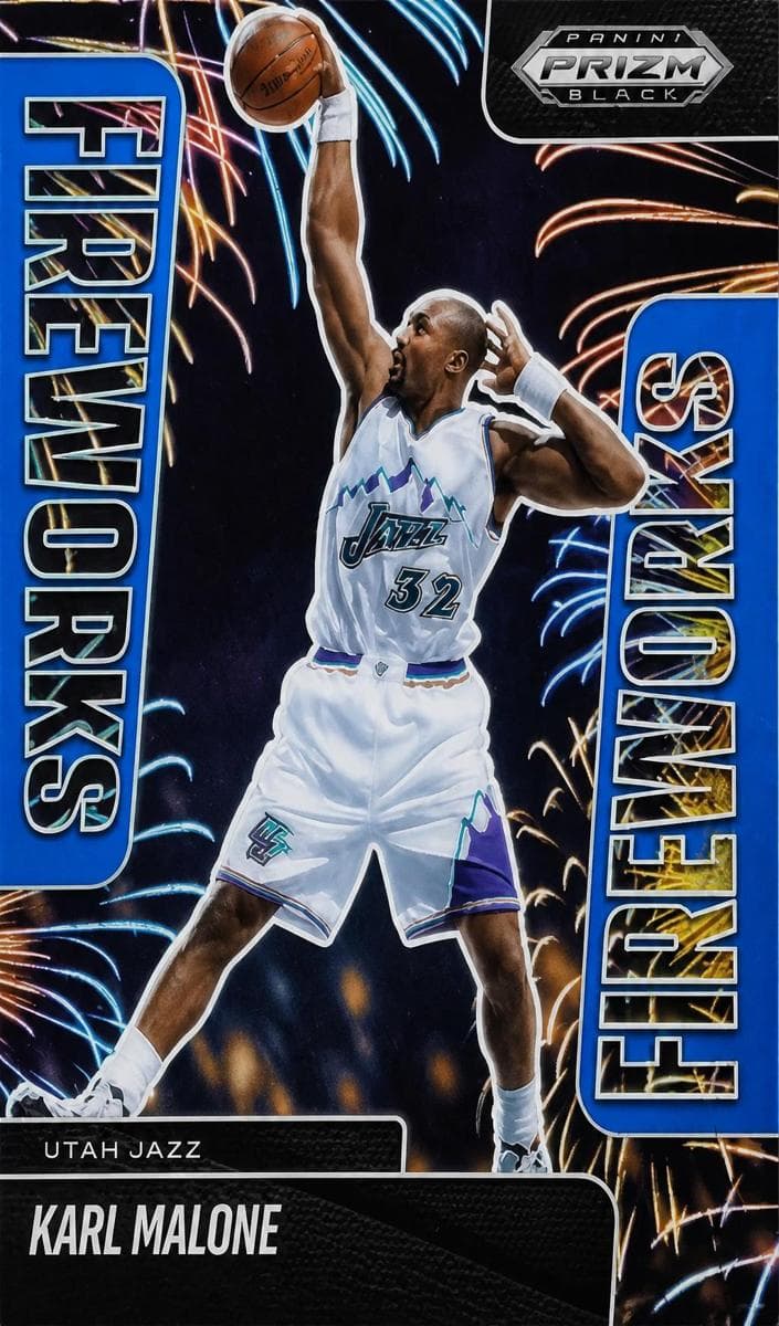 Karl Malone 2024 panini Panini Prizm Black