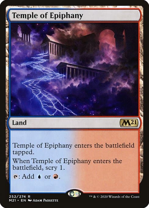 Temple of Epiphany 2020 Magic: The Gathering The List Reprints Foil