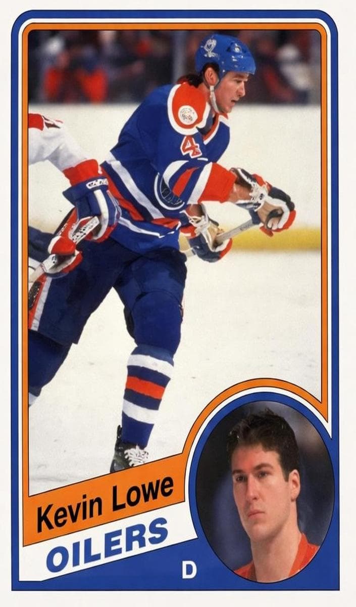 Kevin Lowe 1984 topps O-Pee-Chee