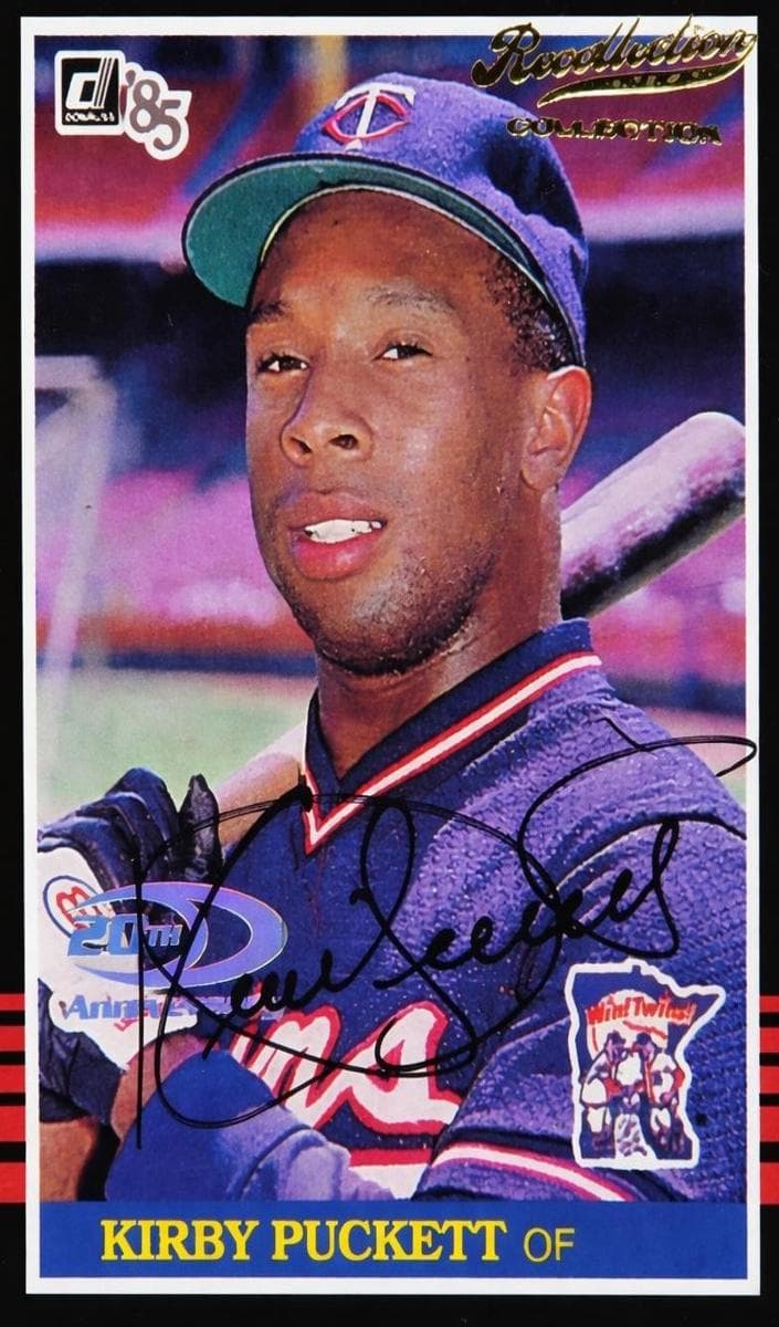 Kirby Puckett 2001 panini Donruss