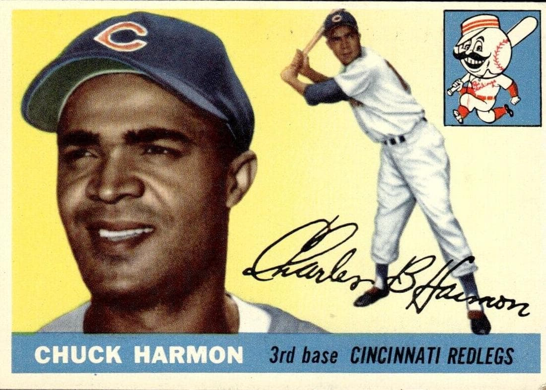 Chuck Harmon 1955 topps Topps