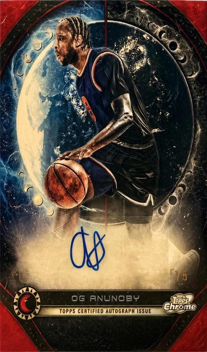OG Anunoby 2023 topps Topps Chrome Cosmic