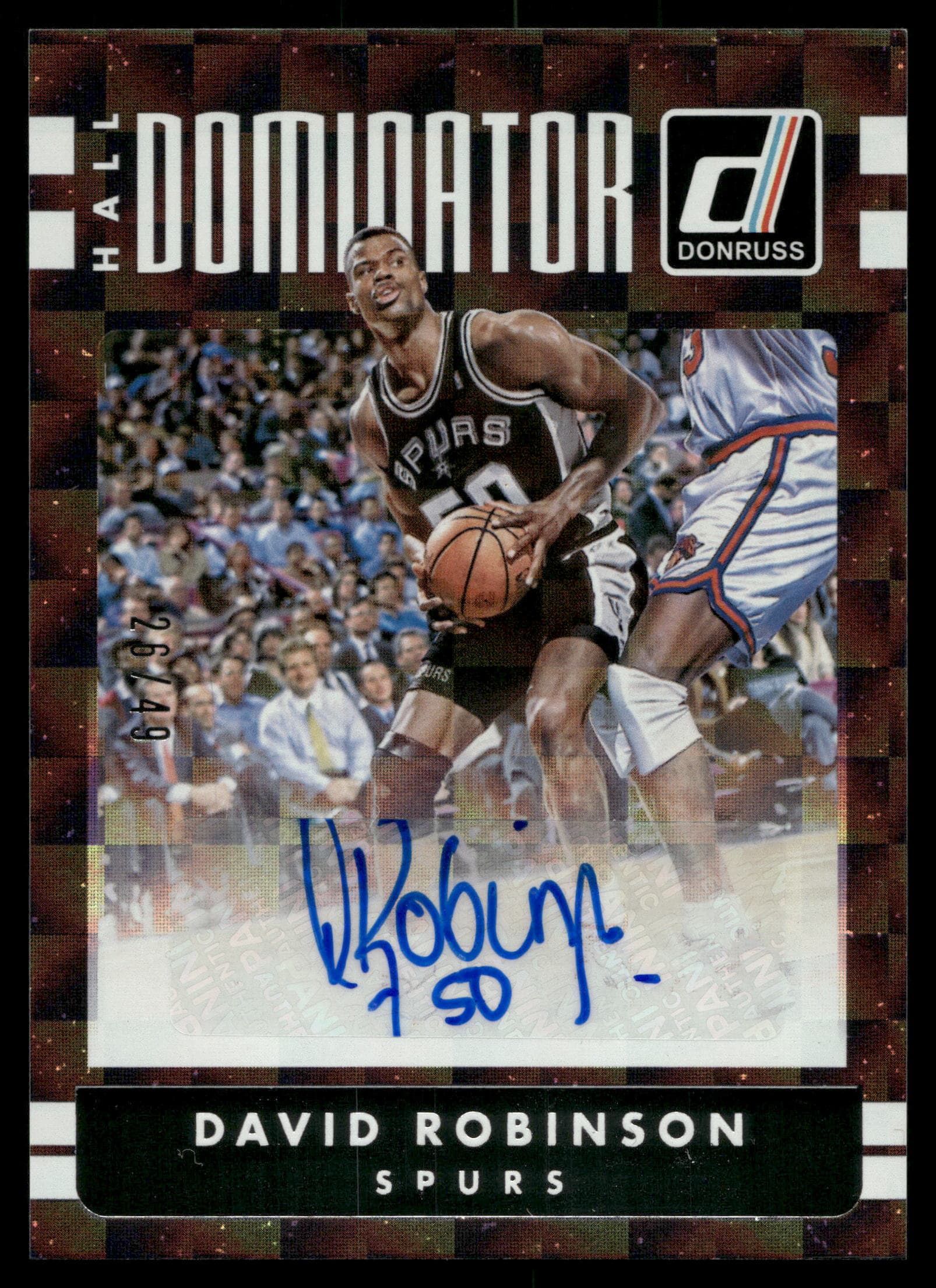 David Robinson 2016 panini Donruss Optic