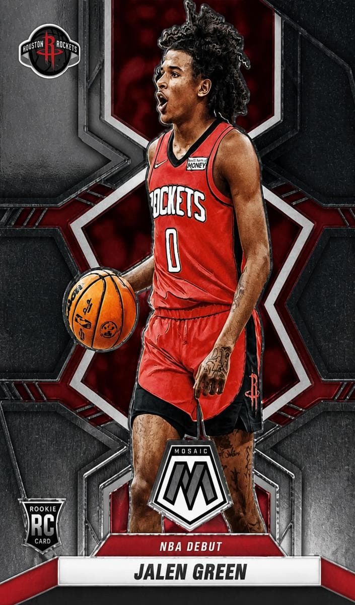 Jalen Green 2021 panini Panini Mosaic
