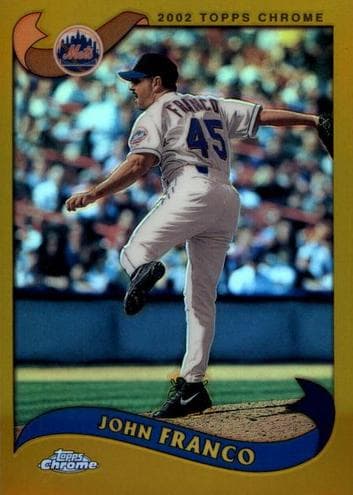 John Franco 2002 topps Topps Chrome