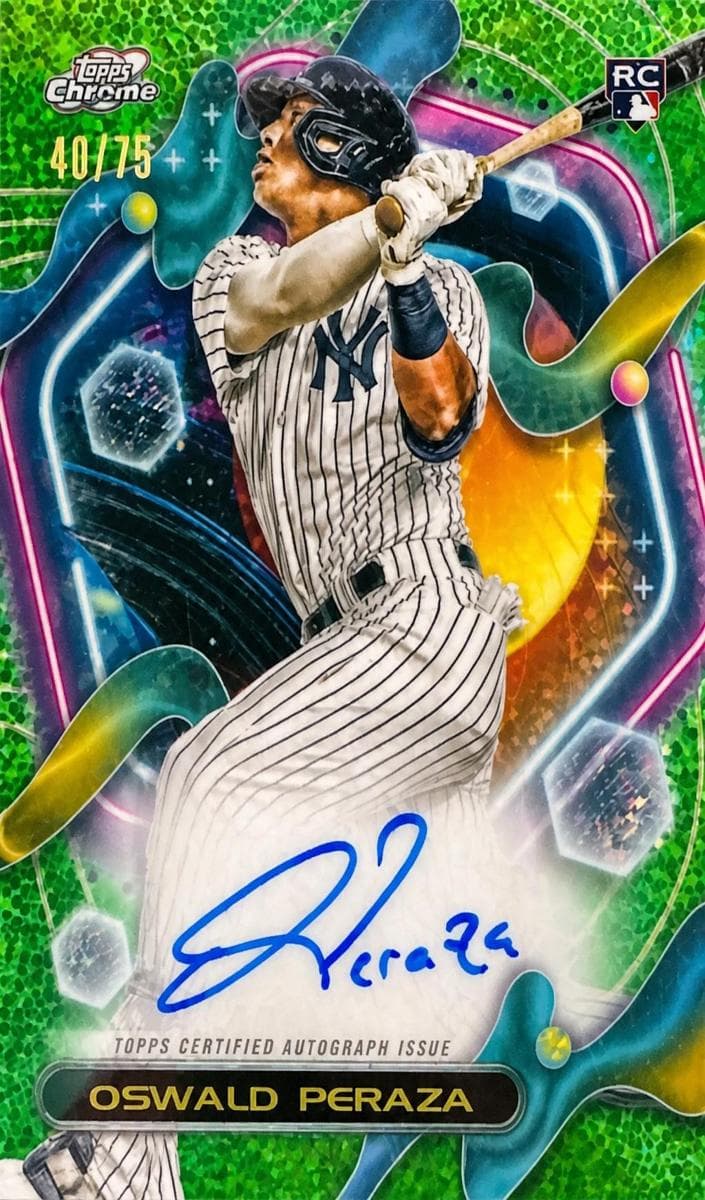 Oswald Peraza 2023 topps Topps Cosmic Chrome