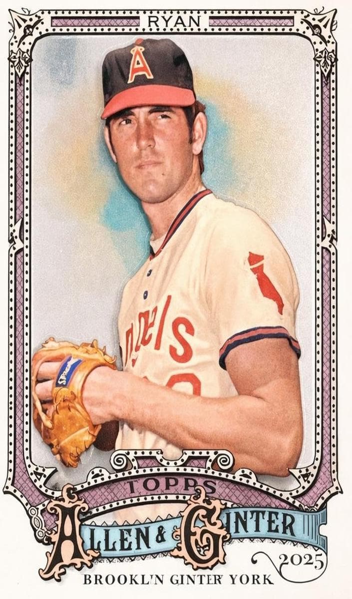 Nolan Ryan 2025 topps Topps Allen & Ginter X