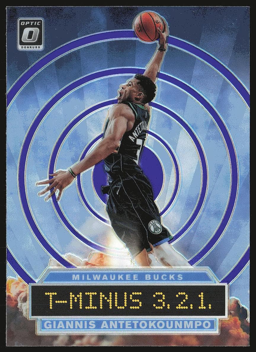 Giannis Antetokounmpo 2019 panini Donruss Optic
