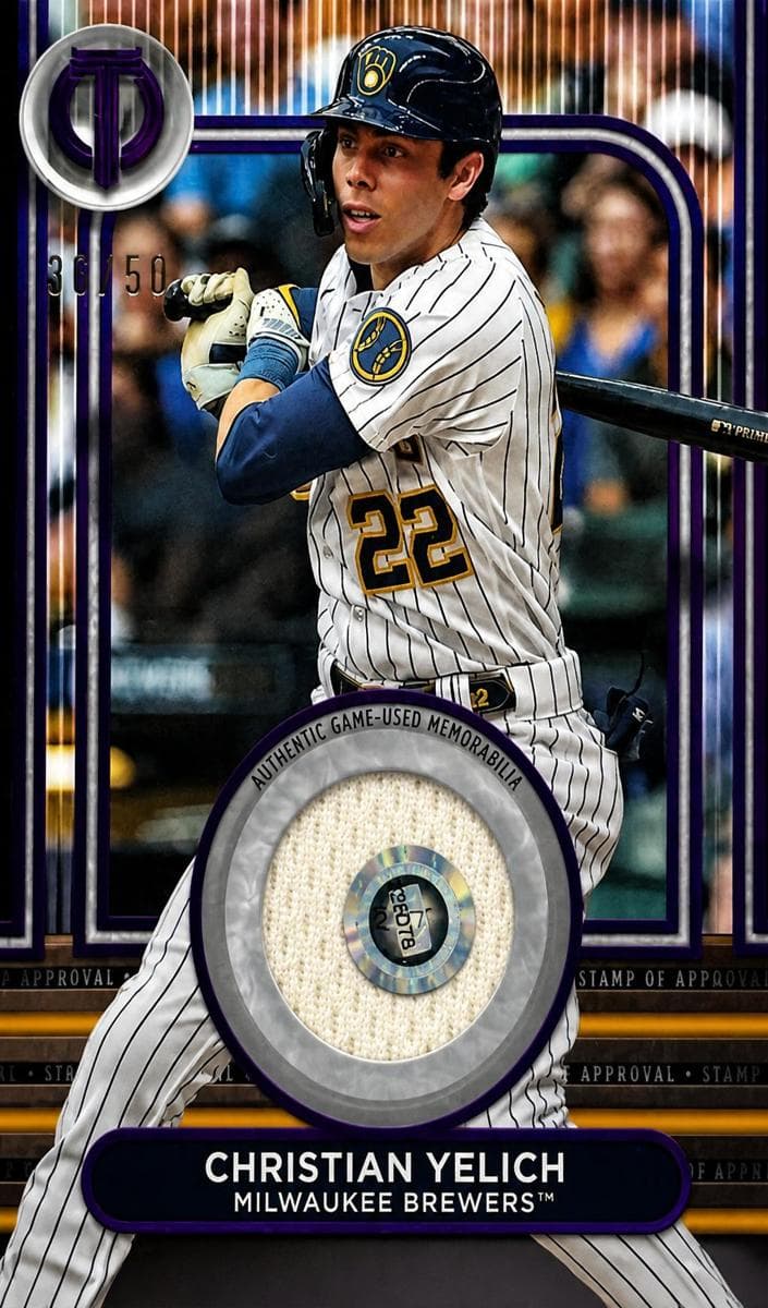 Christian Yelich 2024 topps Topps Tribute
