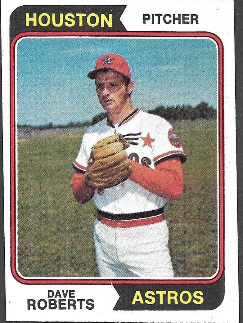 Dave Roberts 1974 topps Topps