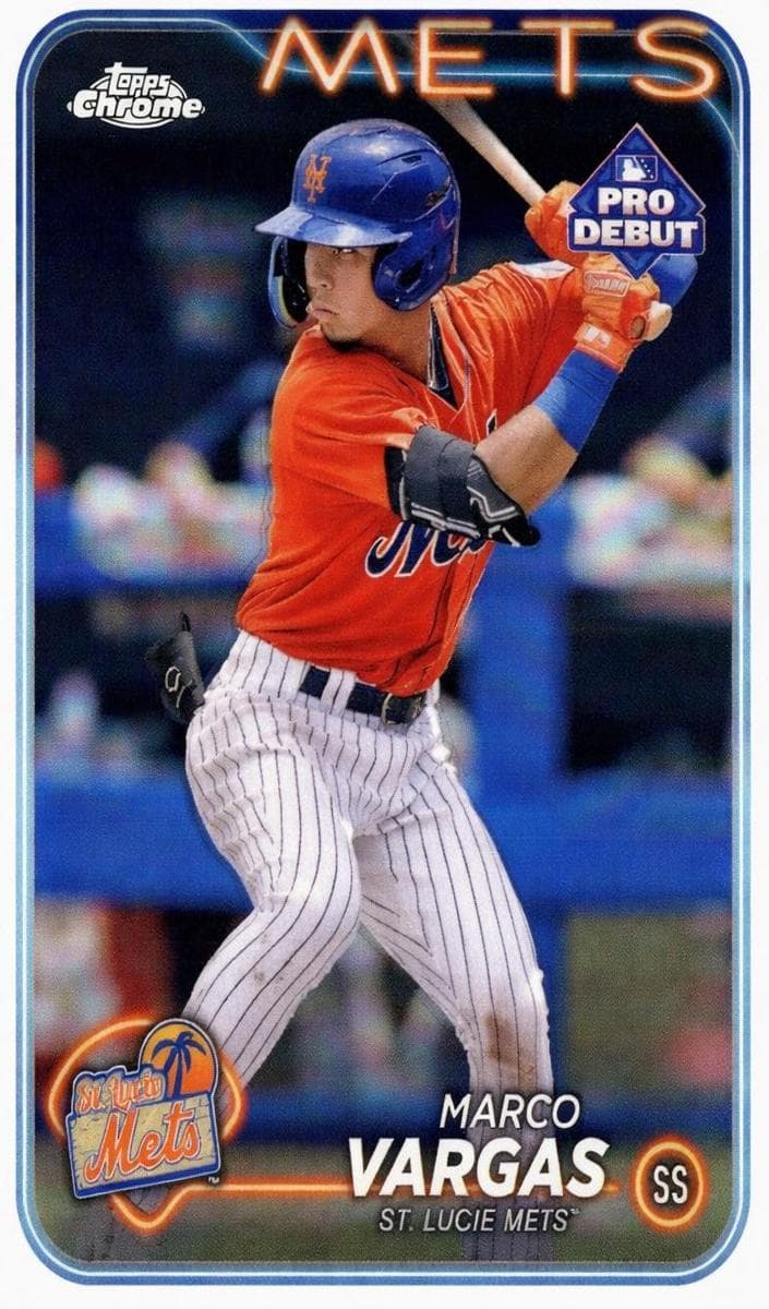Marco Vargas 2024 topps Topps Pro Debut