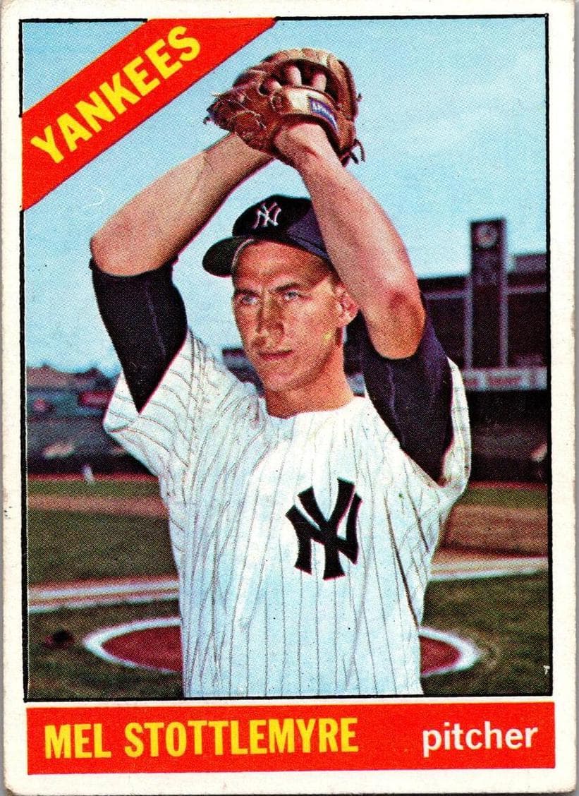 Mel Stottlemyre 1966 topps Topps