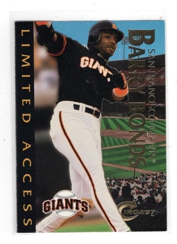 Barry Bonds 1997 unknown Circa