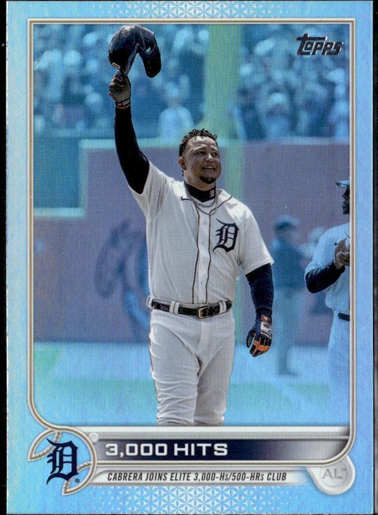 3, 000 Hits (Miguel Cabrera) 2022 topps Topps Update
