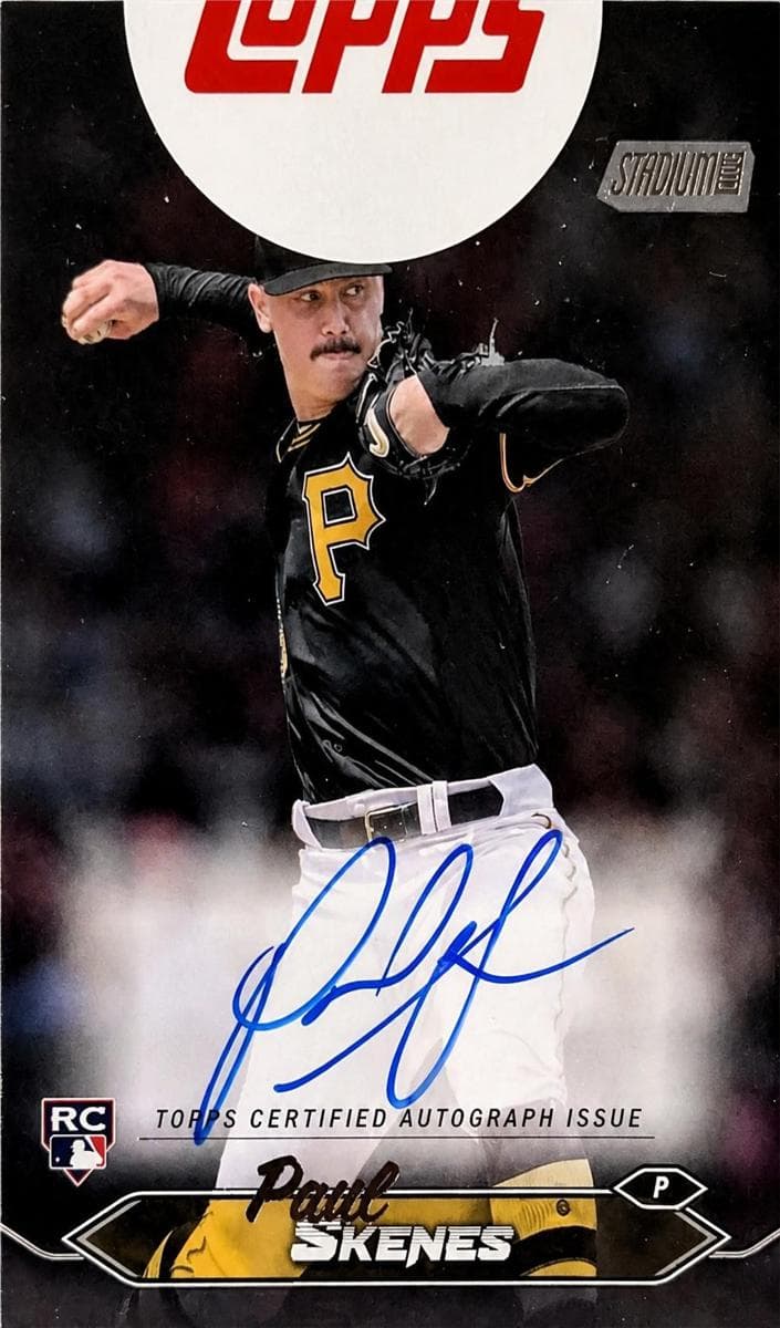 Paul Skenes 2024 topps Stadium Club