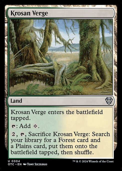 Krosan Verge 2015 Magic: The Gathering