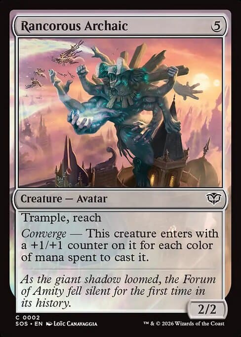 Rancorous Archaic] 2026 Magic: The Gathering Secrets of Strixhaven