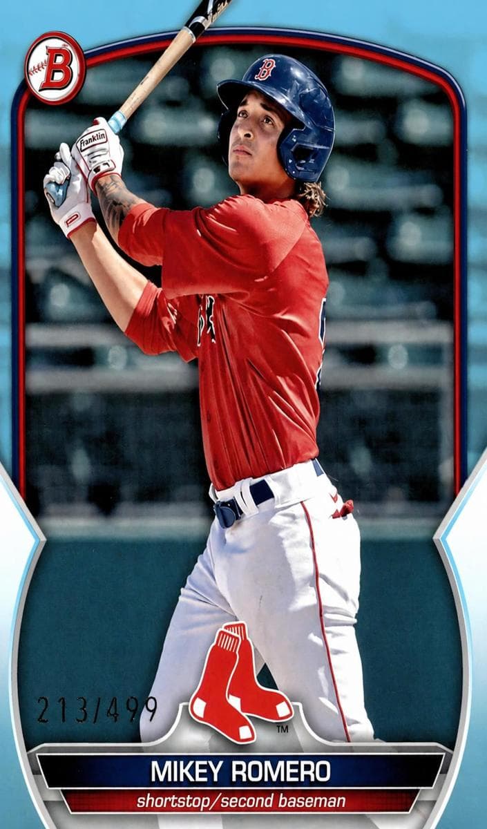 Mikey Romero trading card