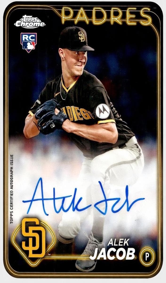 Alek Jacob trading card