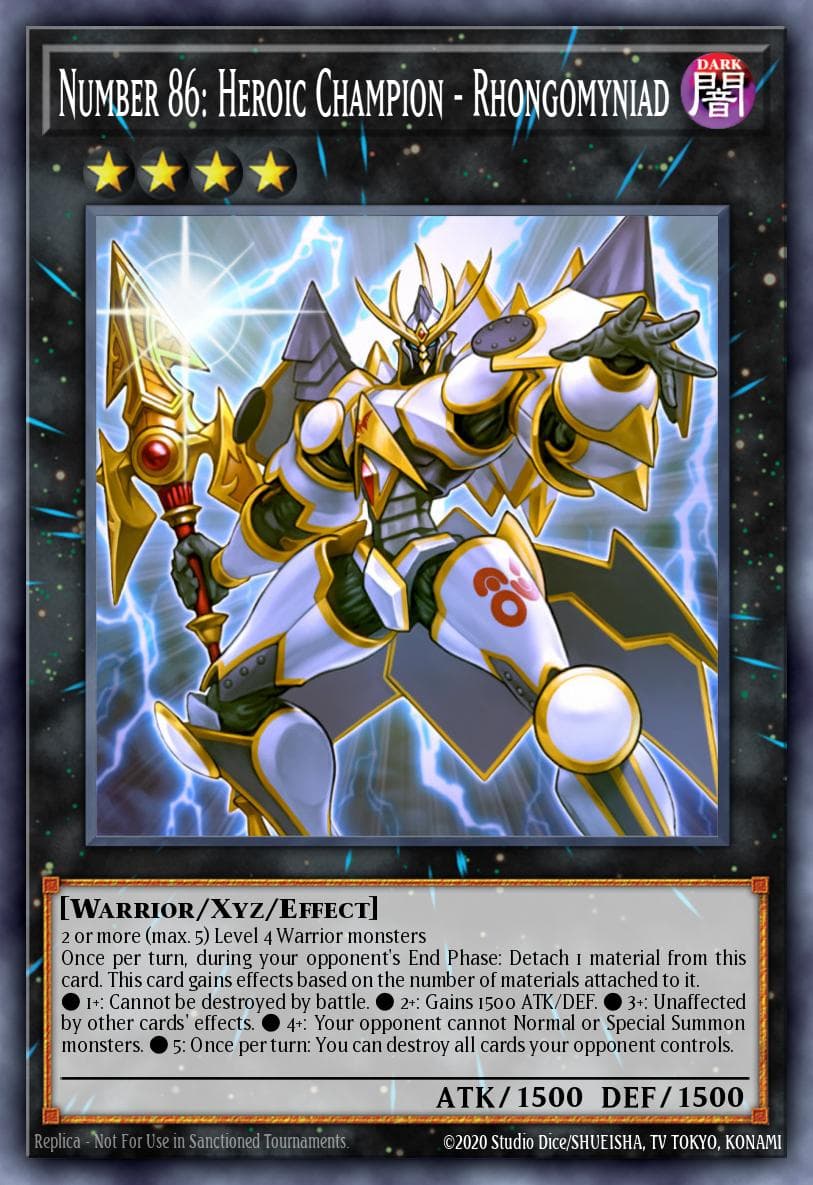 Number 86: Heroic Champion - Rhongomyniad #WSUP-EN022