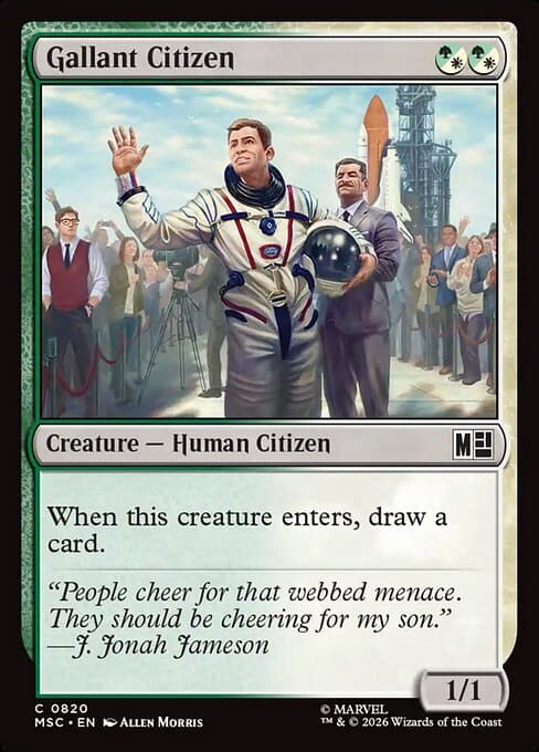Gallant Citizen 2025 Magic: The Gathering Marvel Spider-Man