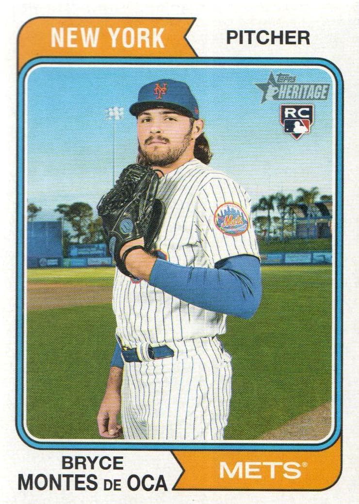 Bryce Montes de Oca 2023 topps Topps Heritage