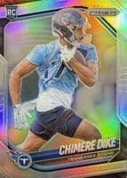 Chimere Dike 2025 panini Prizm White Disco