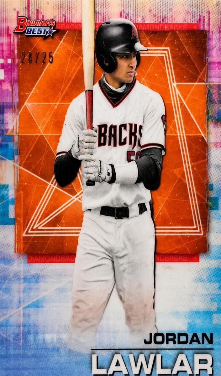 Jordan Lawlar 2021 bowman Bowman's Best