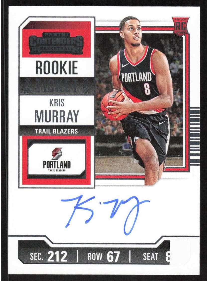Kris Murray 2023 panini Panini Contenders
