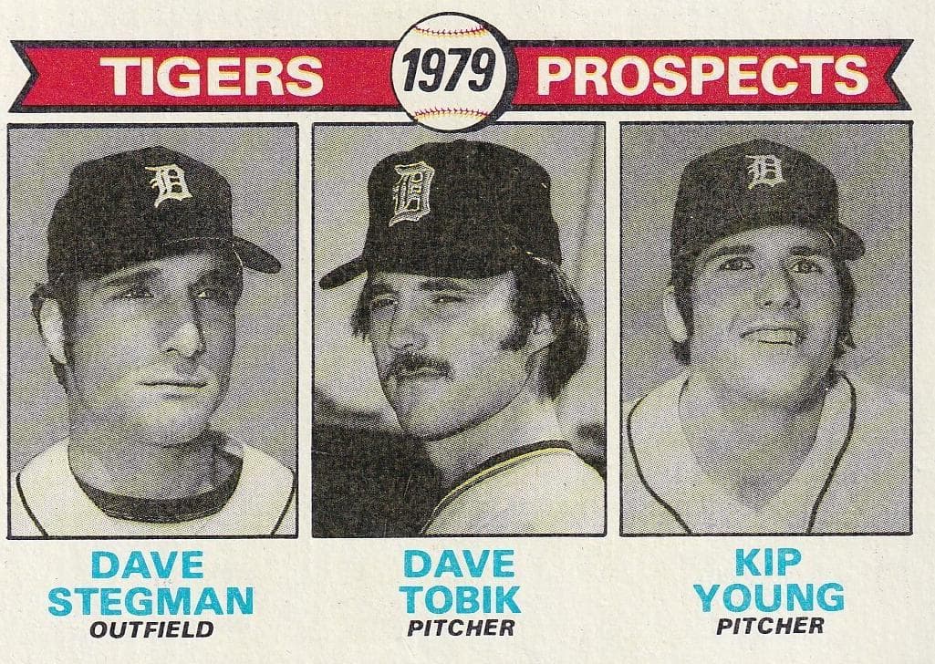 Tigers 1979 Prospects (Dave Stegman / Dave Tobik / Kip Young) #706