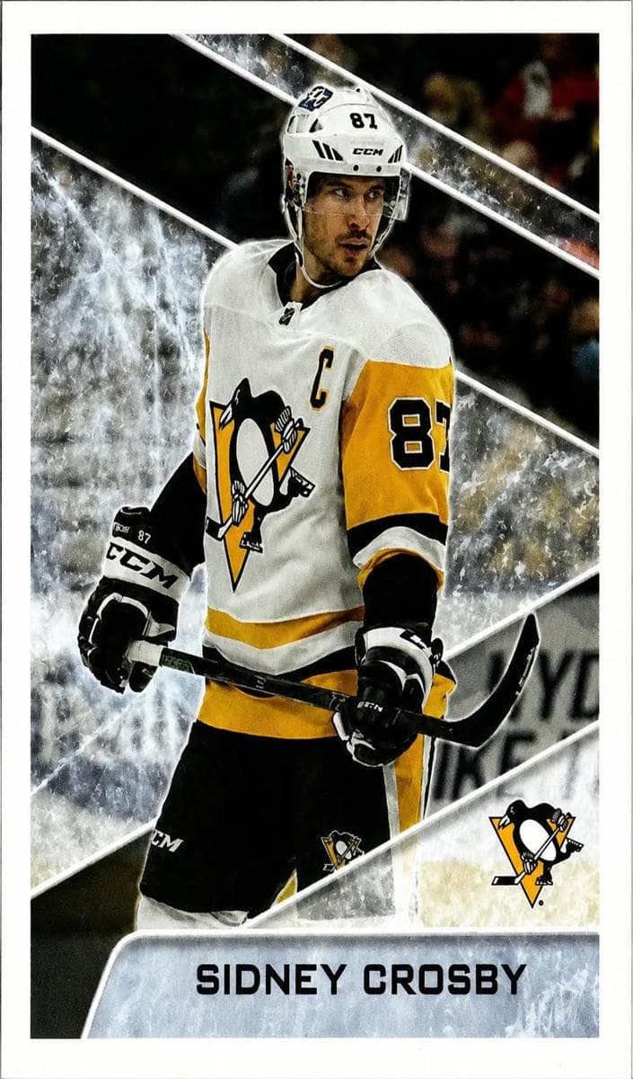 Sidney Crosby 2022 topps Nhl Sticker Collection