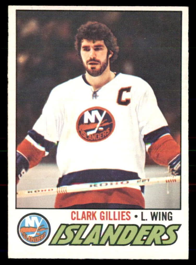 Clark Gillies 1977 topps O-Pee-Chee