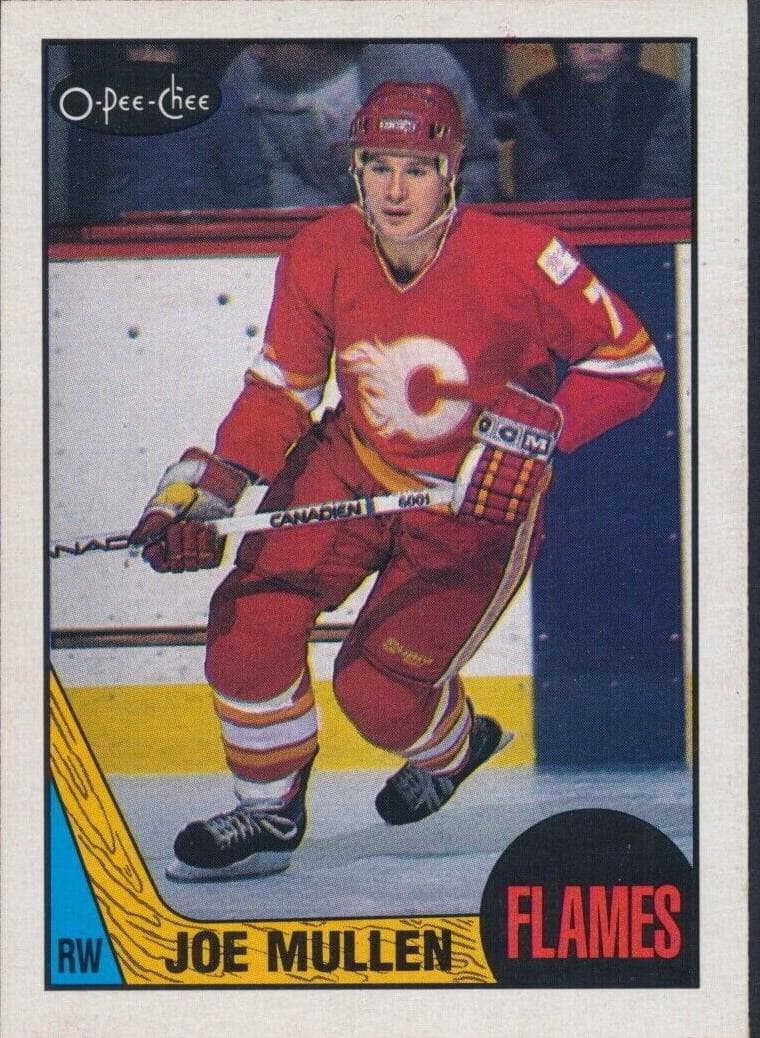 Joe Mullen 1987 topps O-Pee-Chee